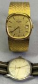 GENT'S ROTARY 1970s GOLD RATED SNAKESKIN DRESS WATCH - manual wind, virtually new, together with a