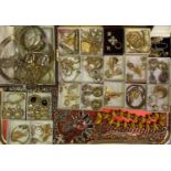 COROCRAFT, MONET & OTHER GOLD TONE JEWELLERY ETC - a good quality collection of various brooches,