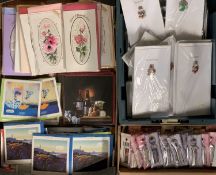 GREETINGS CARDS & KEYRINGS - retail, to include 'Snuggle Guard' cards and birthday, also a box of
