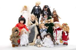 ASSORTED MODERN FASHION AND DISPLAY DOLLS, tallest 53cm high