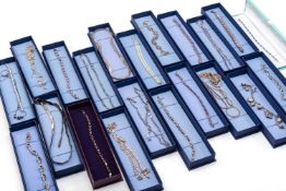 ASSORTED SILVER JEWELLERY, to include earrings, bracelets, necklaces, pendants etc.. (qty)