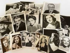 ASSORTED HOLLYWOOD PUBLICITY/FAN PHOTOGRAPHS, some with facsimile signatures, including Jane