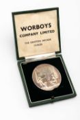 IRISH INTEREST: 50th ANNIVERSARY OF THE EASTER UPRISING 1966, a silver medal, bust of Padraig Wright