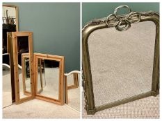 MIRROR ASSORTMENT - to include a tall dressing mirror, 190 x 67cms, a decorative wall mirror with