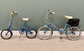 VINTAGE BICYCLES (2) - Compact Hercules (folding) and Raleigh "Fourteen"