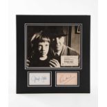 HAYLEY MILLS & JOHN MILLS AUTOGRAPHS, together with an original black and white front-of-house still