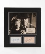 HAYLEY MILLS & JOHN MILLS AUTOGRAPHS, together with an original black and white front-of-house still