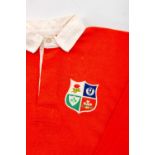 MERVYN DAVIES | BRITISH LIONS 1974 1974 British Lions jersey match-worn by Mervyn Davies in the