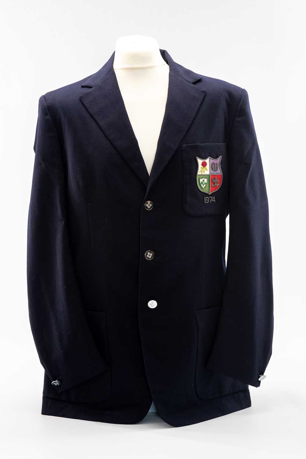 MERVYN DAVIES | BRITISH LIONS 1974 1974 British Lions official blazer for the South Africa tour of