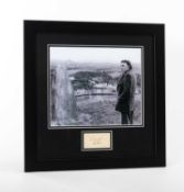 RICHARD BURTON framed and mounted publicity photograph for the film 'Under Milkwood -1972', together