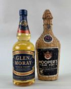 GLEN MORAY SPEYSIDE SINGLE MALT WHISKY, 70cl, Chardonnay barrel matured, together with HOOPER'S RARE