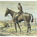 'SNAFFLES' CHARLES JOHNSON PAYNE (1884-1967) 'The Gent in Ratcatcher' coloured print - with