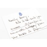 HIS ROYAL HIGHNESS PRINCE CHARLES THE PRINCE OF WALES - Prince of Wales feather crested card,