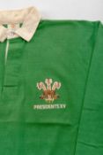 SQUAD JERSEY | PRESIDENT’S XV 1981 WRU Centenary match Wales v President’s XV played at Cardiff Arms