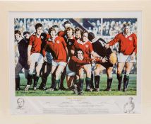 ROBERT HIGHTON limited edition (407/600) colour print - 'Pride of Lions '71', showing the British