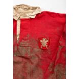 JIM SULLIVAN | WALES RUGBY LEAGUE 1930s An exceptionally rare 1930s Wales Rugby League jersey