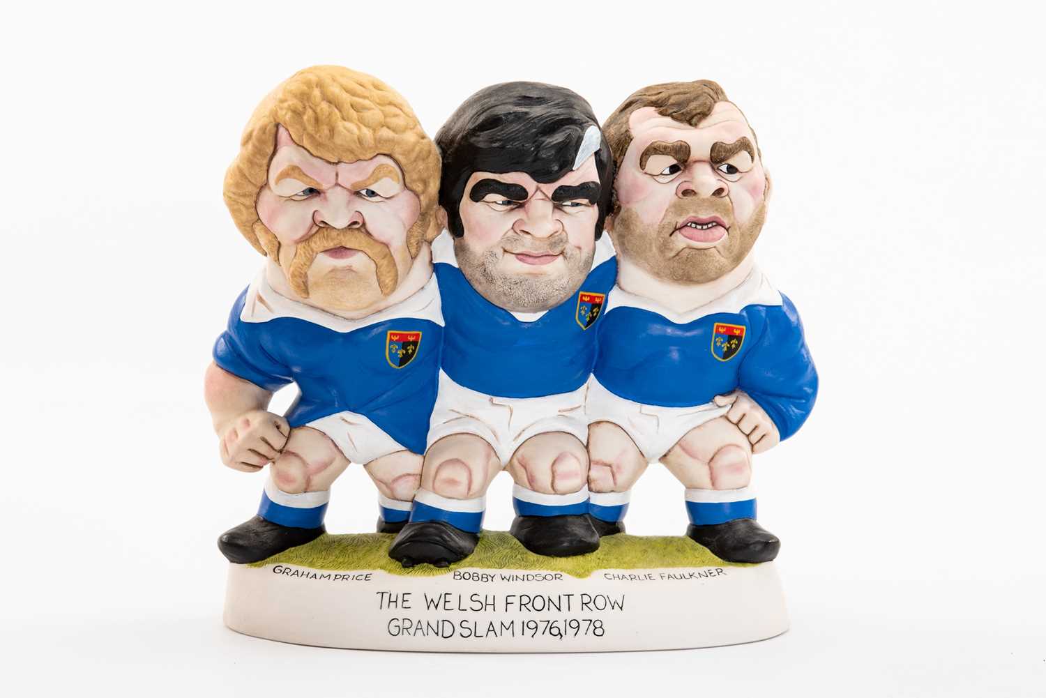 GROGG CARICATURE (WORLD OF GROGGS) LIMITED EDITION (3/30) TRIO OF GRAHAM PRICE, BOBBY WINDSOR &