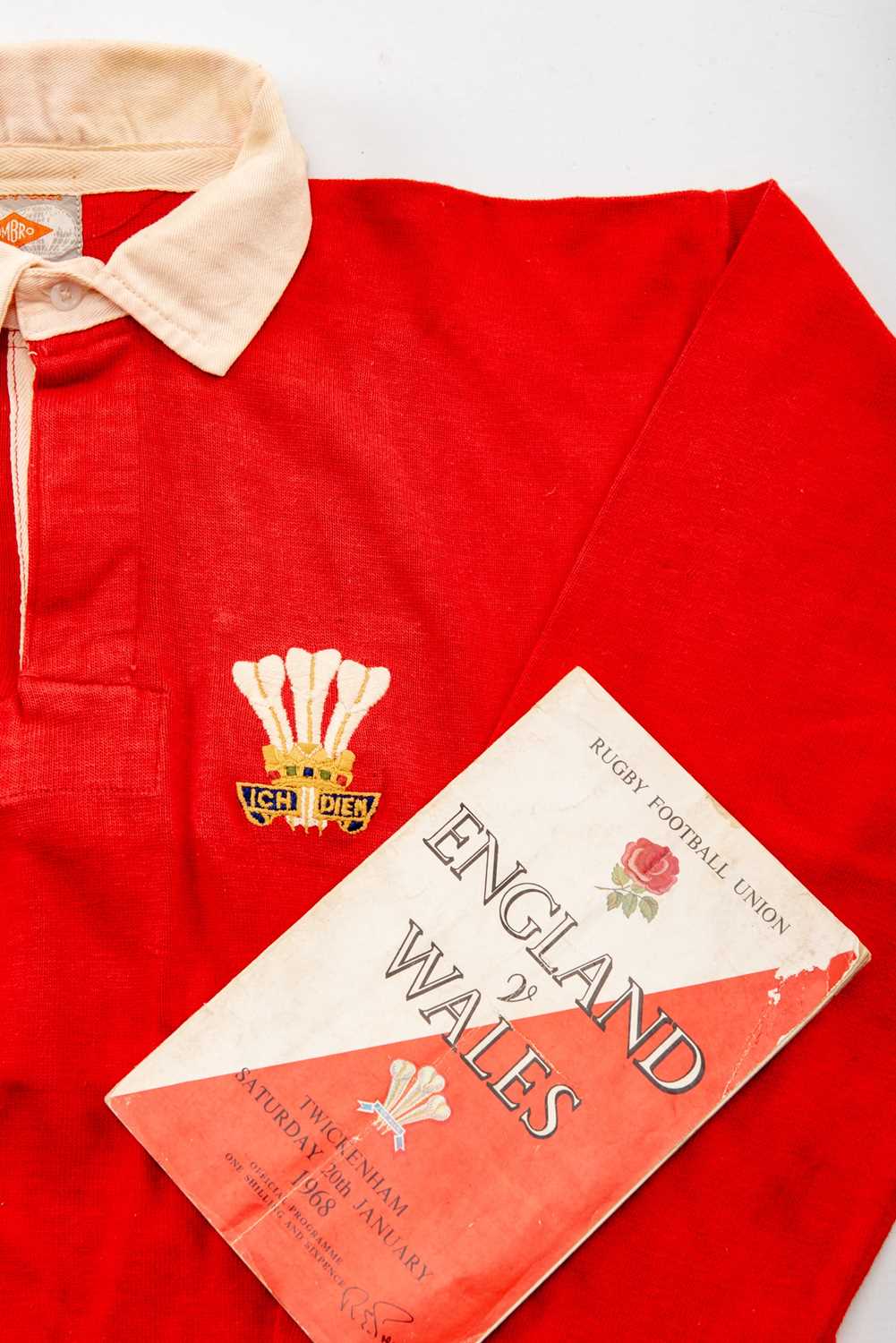 NORMAN GALE | WALES A match-worn Wales International rugby union jersey worn by former captain,