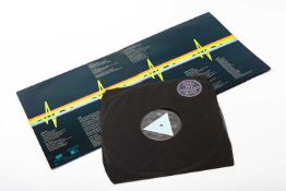 PINK FLOYD 'THE DARK SIDE OF THE MOON' VINYL LP, 1st UK 'solid blue' triangle copy, SHVL 804, in