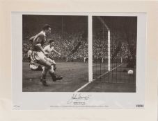 BLACK & WHITE LIMITED EDITION (AP/250) entitled 'The Gentle Giant', Wales' Legend John Charles