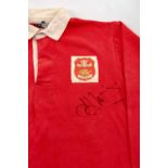 J J WILLIAMS | LLANELLI RFC 1970s match-worn jersey for J J Williams MBE (1948-2020). The jersey