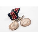 GV MILITARY MEDAL AND GV GREAT WAR MEDAL, military medal awarded to '19830 PTE. C.Power, 41 / COY