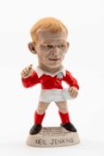 A WORLD OF GROGGS CARICATURE FIGURE OF NEIL JENKINS limited edition (757/1000) inscribed 'The