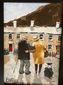Beatrice Williams. “Yma o Hyd.” Acrylic on canvas. 37 x 50cms. Beatrice Williams was born and raised
