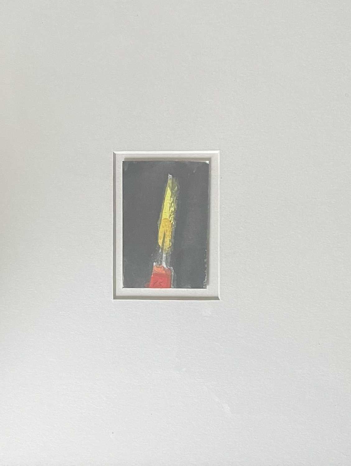 Peter Spriggs. “Orthodox Candle”. Ink & watercolour. 7.5 X 5cm (image size). Peter Spriggs was