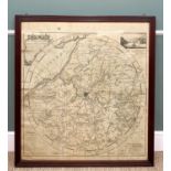 BRISTOL. Donne (Benjamin). Map of the Country 11 Miles Round the City of Bristol, 2nd edition, 1802,