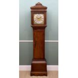 LATE 18TH CENTURY OAK 8-DAY LONGCASE CLOCK, Richard Penny, London, 11-inch brass dial, silvered