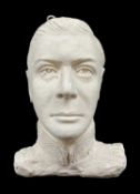 WYNDHAM CLARKE PLASTER HEAD OF UNCROWNED EDWARD VIII, 1937, for an architectural corbel on