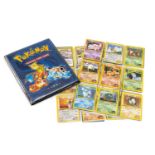 SMALL POKEMON FOLDER CONTAINING VARIOUS ENGLISH & JAPANESE POKEMON CARDS, to include Promo cards,