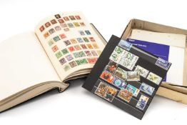 S.G TOWER STAMP ALBUM, collection GB definitives from 1967 in pairs, triples and panes, including