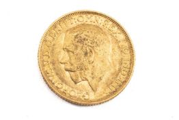 GEORGE V GOLD SOVEREIGN, 1912, 8.0gms Provenance: private collection Ceredigion