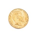 EDWARD VII GOLD SOVEREIGN, 1910, 8.0gms Provenance: private collection Ceredigion