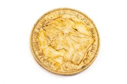 VICTORIAN GOLD SOVEREIGN, 1894, veiled head, 7.9gms Provenance: private collection Ceredigion