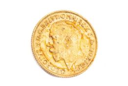 GEORGE V GOLD SOVEREIGN, 1913, 8.0gms Provenance: private collection Ceredigion