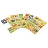 POKEMON JUNGLE PART SET, in plastic pockets, including 5/64 Kangaskhan, 7/64 Nidoqueen, 9/64