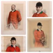 PRINTS OF HUNTING INTEREST - Artist's first proof colour prints (4) - CAPTAIN E PARK-YATES - Ince