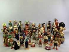 SMALL 'DOLLS OF THE WORLD' - a comprehensive collection contained in 2 boxes