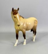 BESWICK DUNN MARE - Model No 976 for Beswick Collector's Club 1997, 17cms H