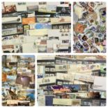 POSTCARDS, STAMPS & FIRST DAY COVERS - a large collection, some in albums, some loose