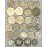 AMERICAN & BRITISH COINS & COMMEMORATIVE CROWNS COLLECTION - to include 2 x 1880 silver one dollar