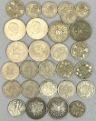 AMERICAN & BRITISH COINS & COMMEMORATIVE CROWNS COLLECTION - to include 2 x 1880 silver one dollar