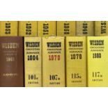 WISDENS CRICKETER'S ALMANAC 1947 - 2011 - incomplete run of 46 editions, Wisden on the Ashes