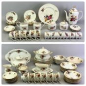 CAVERSWALL CHINA COFFEE & TEA SERVICE - 'Summer' by M Grant, 36 pieces and 'Chodziez' floral