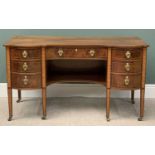 GOOD QUALITY LADY'S WRITING DESK - the locks stamped "Waring & Gillow, London, Liverpool & Paris",