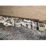 GARDEN ORNAMENTS & PLANTERS a large assortment