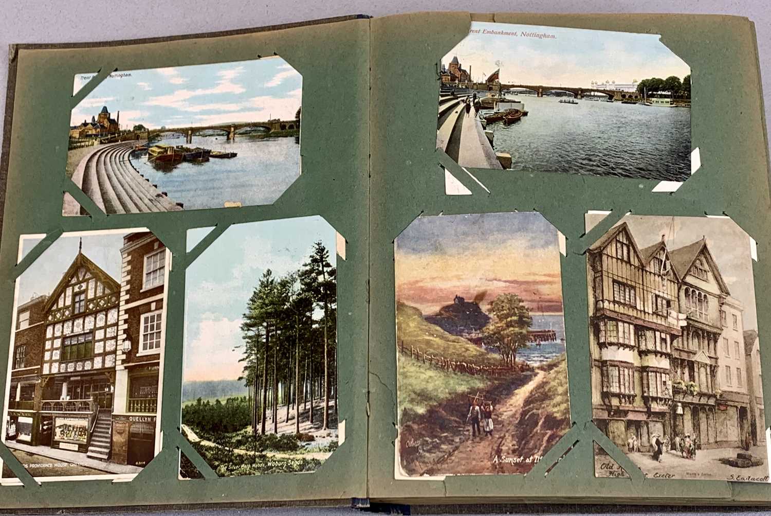 VINTAGE UK POSTCARDS ALBUM and a larger album of International - Image 5 of 9